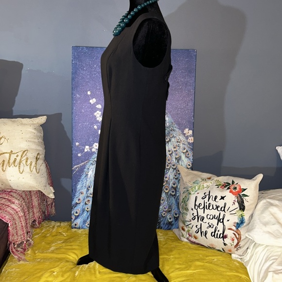 Vintage Caron Chicago Cutout Buttoned Back Midi Dress - Picture 5 of 12